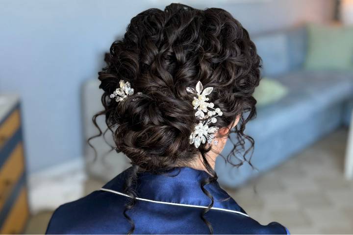 Natural Curly Bun