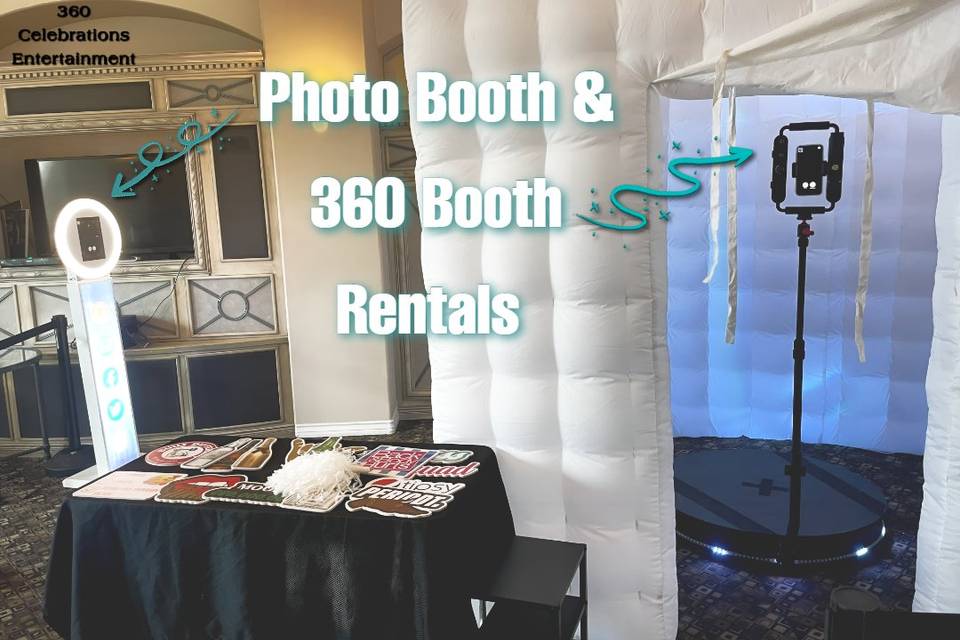 360 & Photo Booth Rentals