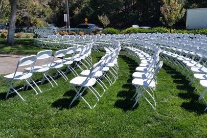 White chairs