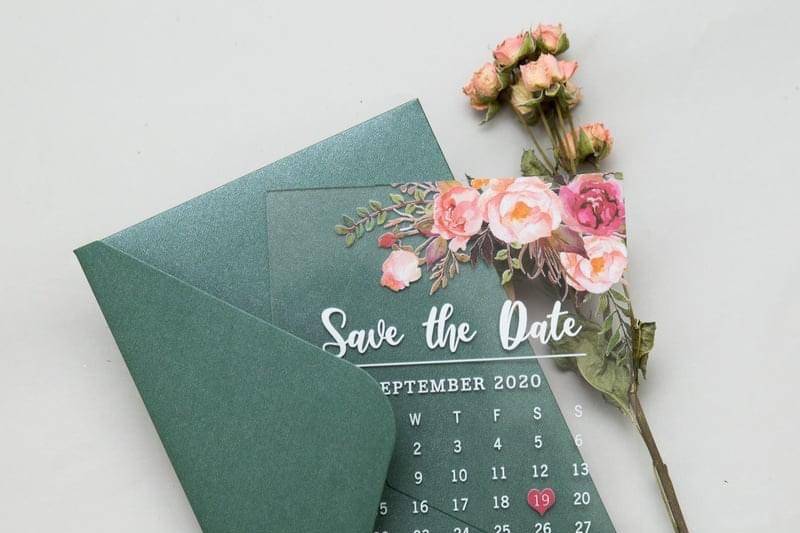 Acrylic Save the Date