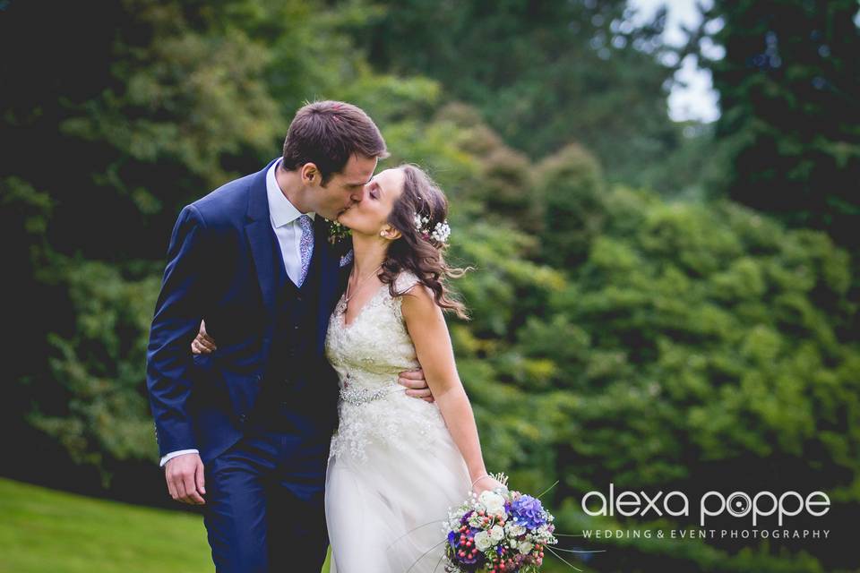 Wedding couple portrait