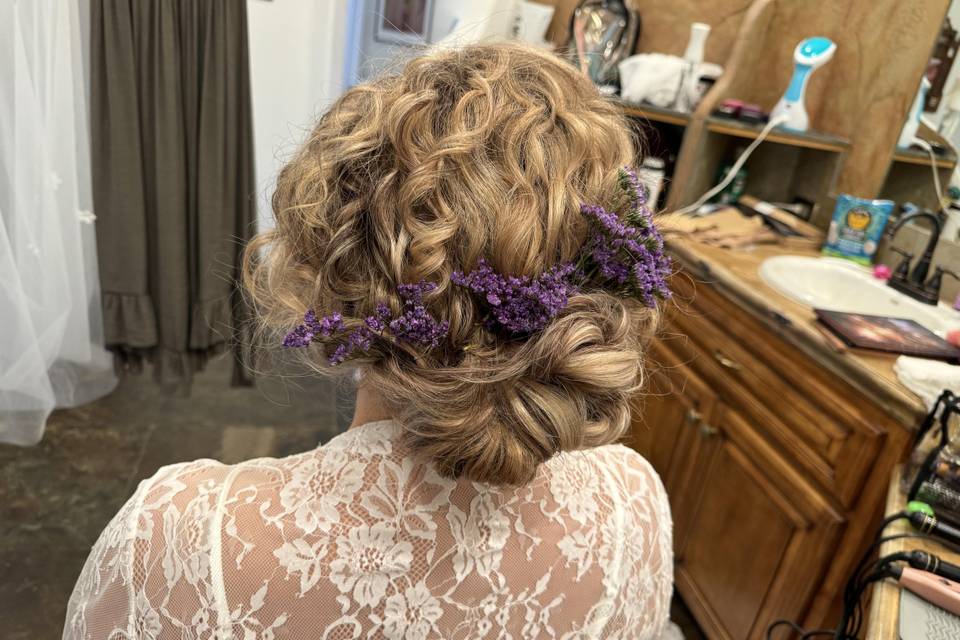 Bridal hair