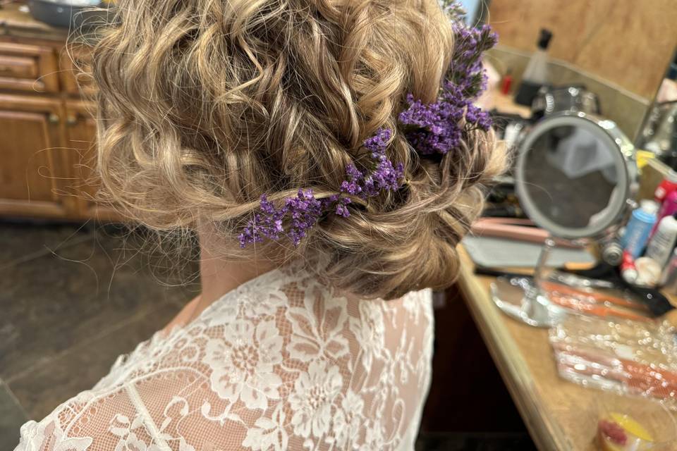 Bridal hair