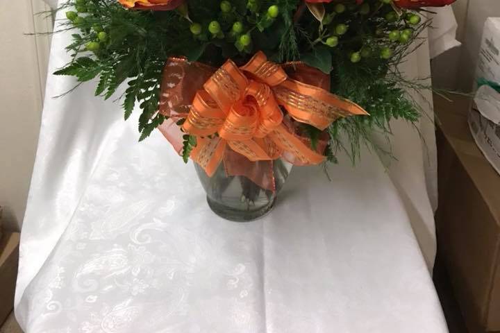 Orange roses