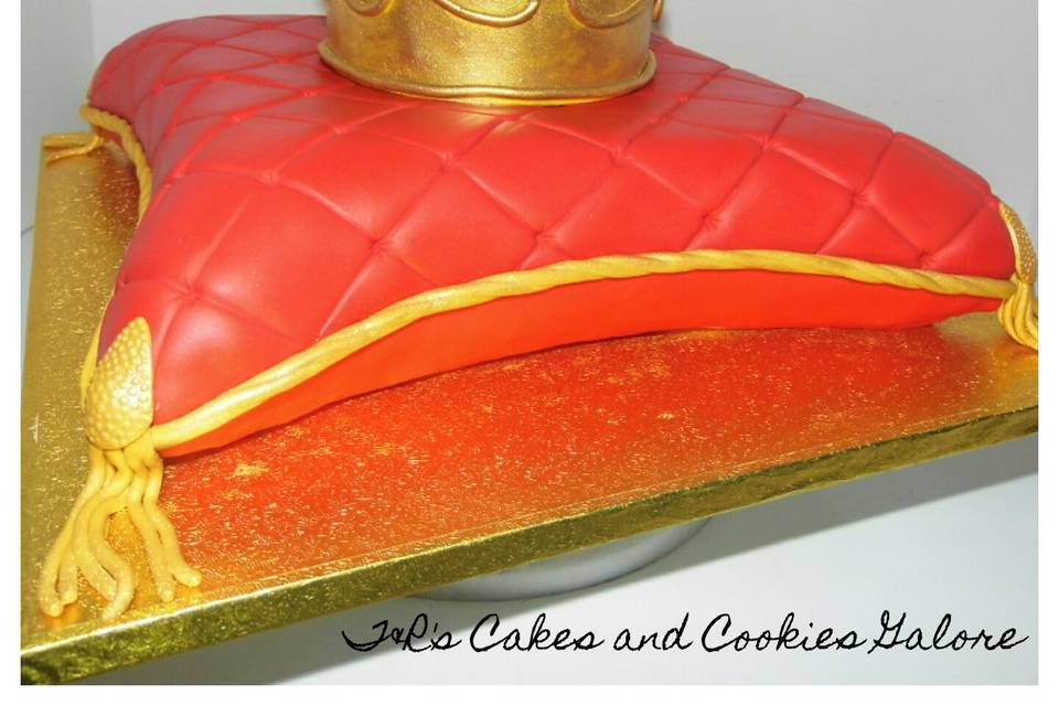 Royal Crown Pillow Cake