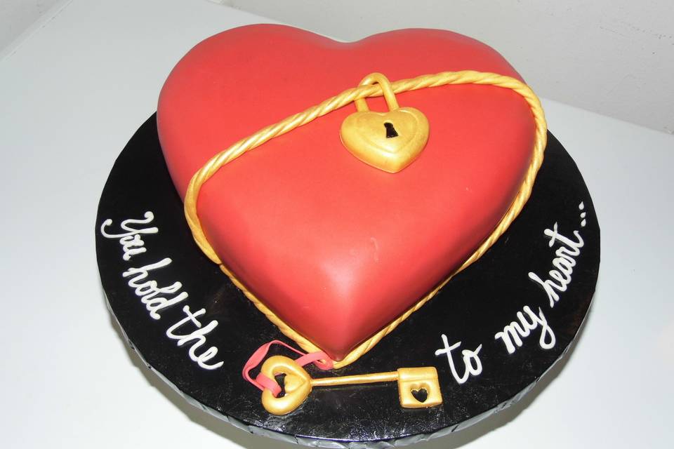 Key to My Heart Cake