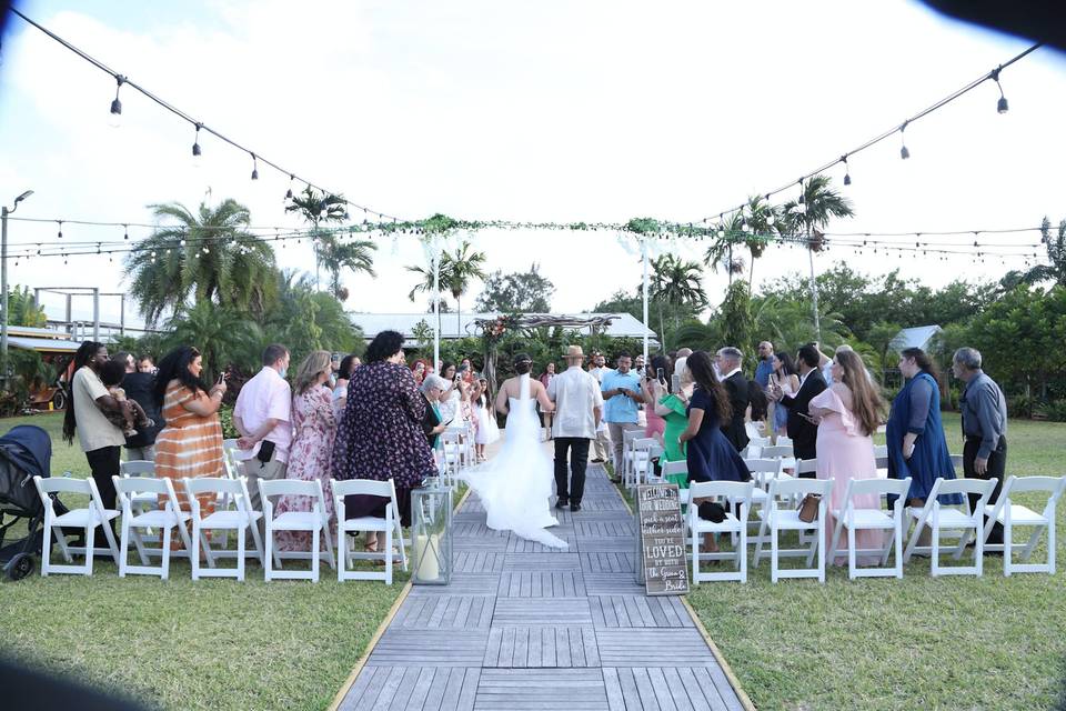 Ceremony area