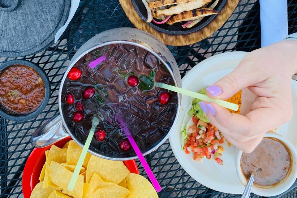Patio drinks