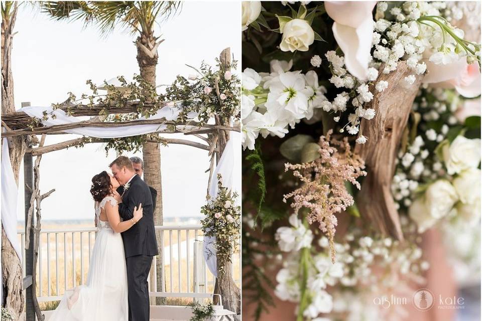 Driftwood archway