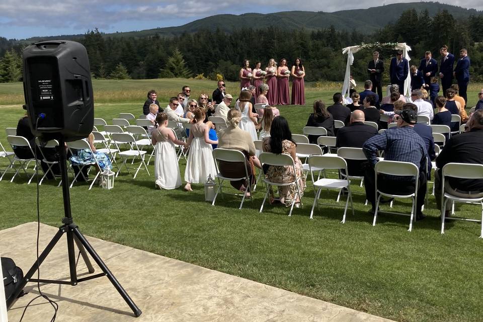 Outdoor ceremony