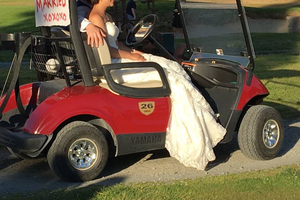 The perfect place for a photo shoot when you are Just Married