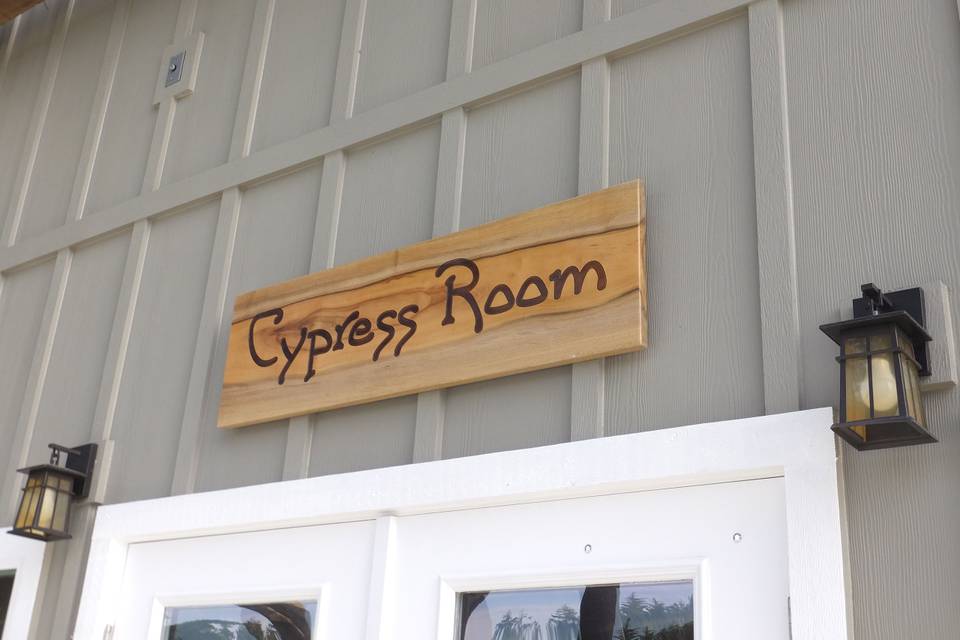 The Cypress Room - a wonderful event space