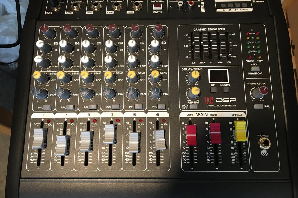 Sound board included wit speak