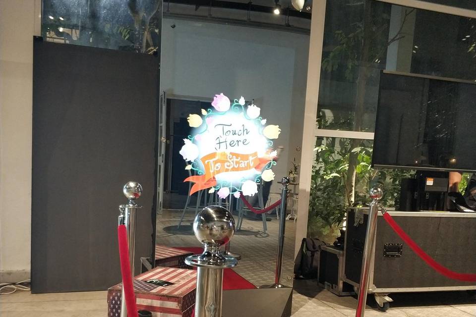 Tower booth