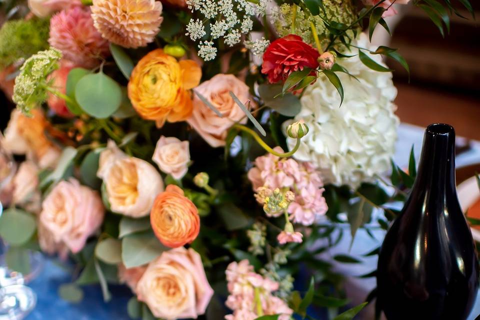 Reception Table Setting