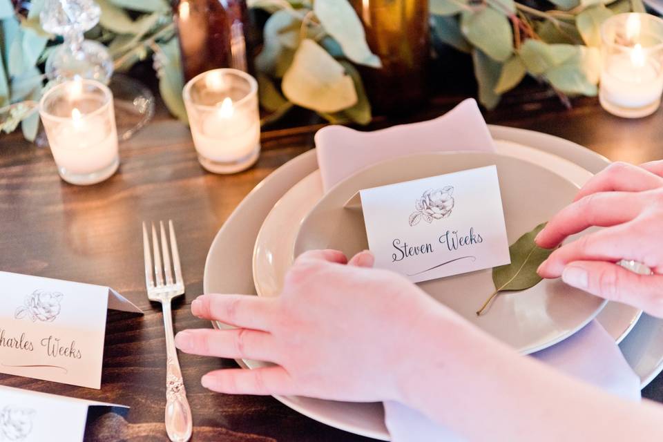 Personalized Place Settings