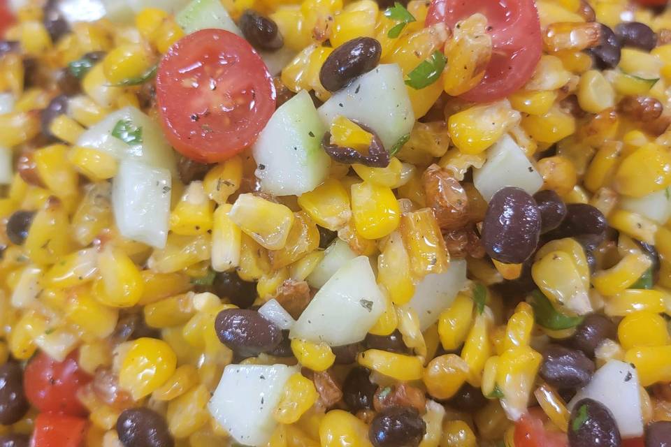 Corn and bean salad