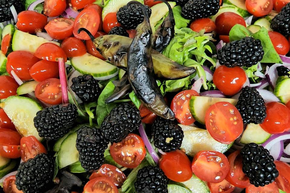 Blackberry Serrano Salad