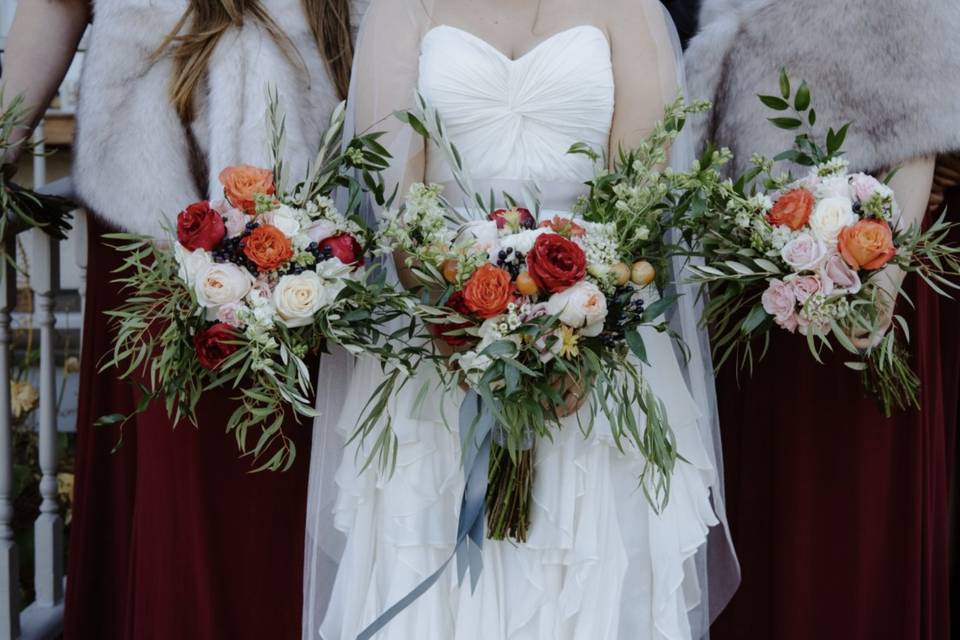 Country Christmas Bouquet in West Chester, PA