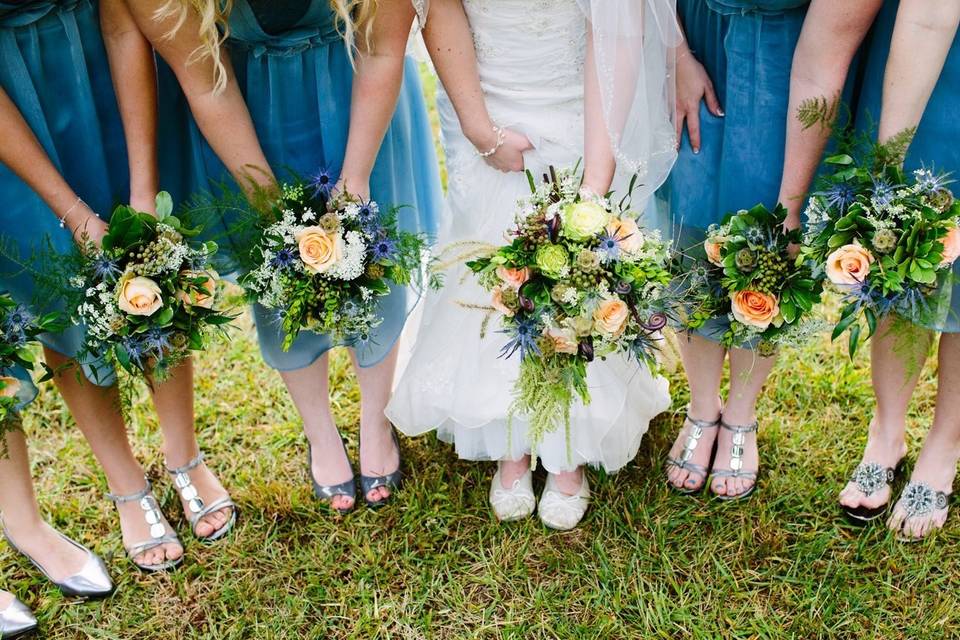 Rustic Summer Bouquets