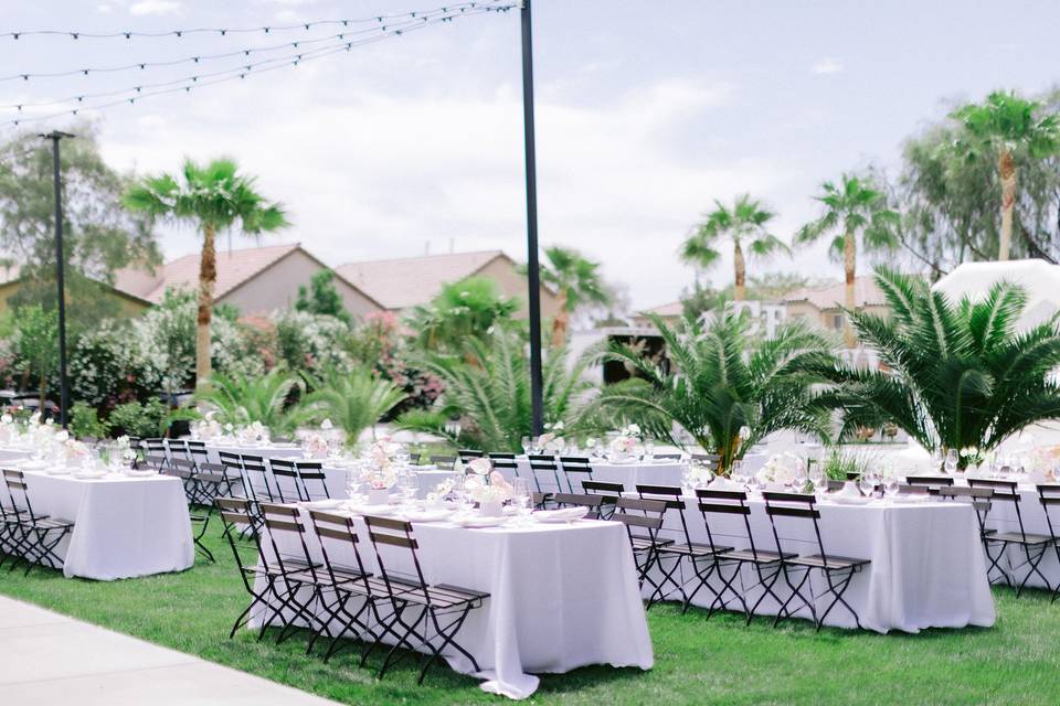 Outdoor Lunch Reception