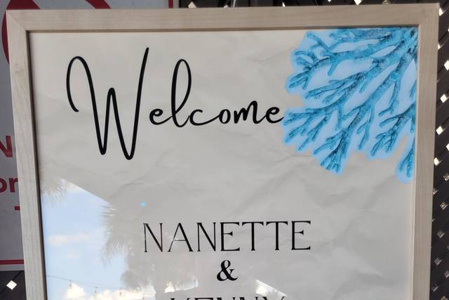 Custom Welcome Sign