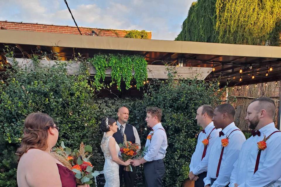 Beer Garden Ceremony