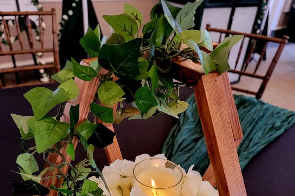 Custom Double Hex Centerpiece