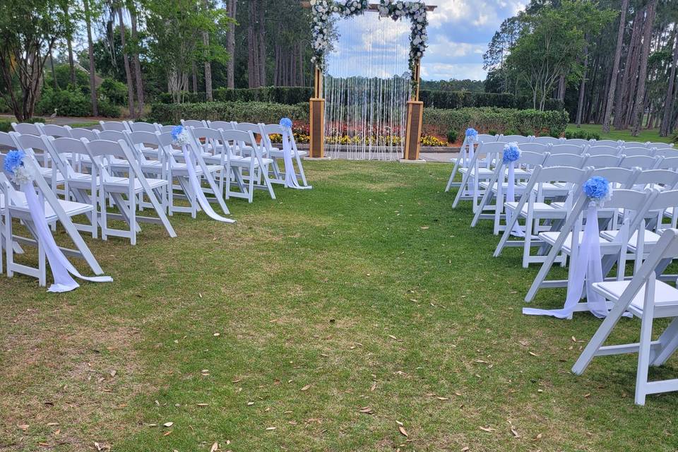Sweetheart Table and Backdrop
