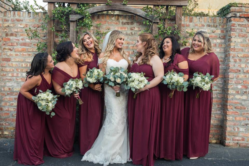Bridal party pictures