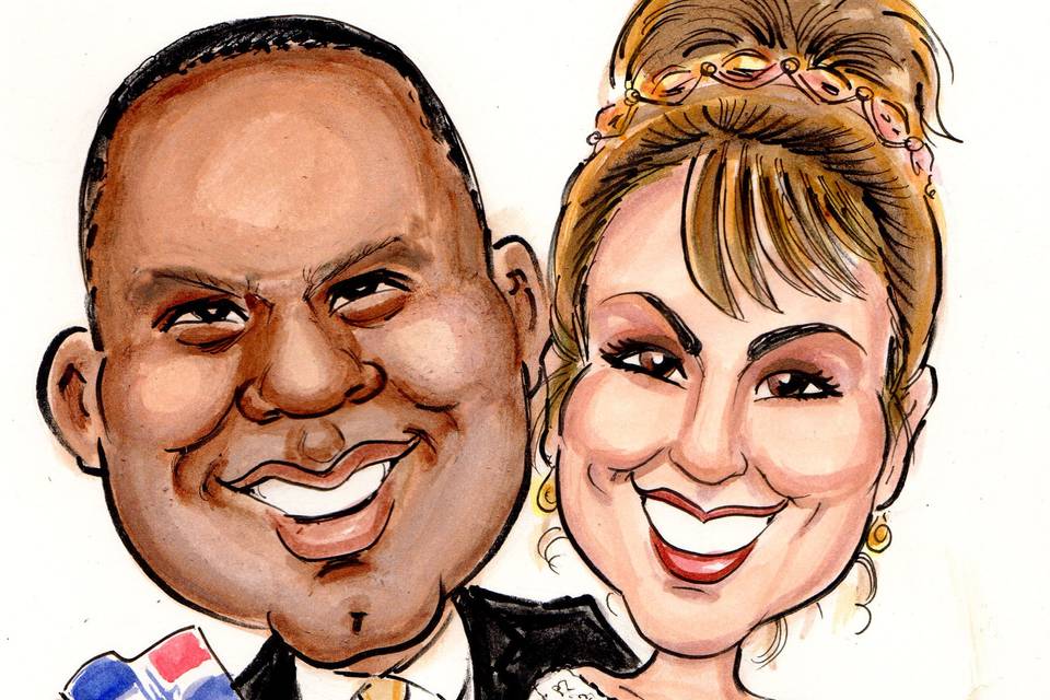 Gift caricature from photos