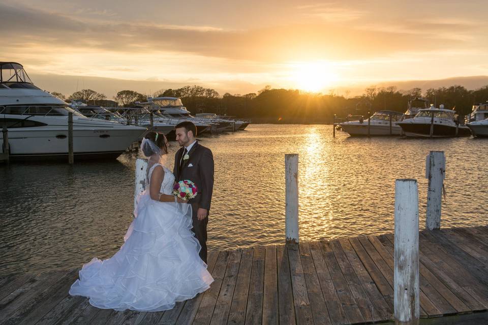 Sunset at the dock