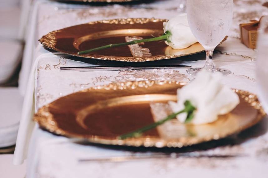 Gold plates