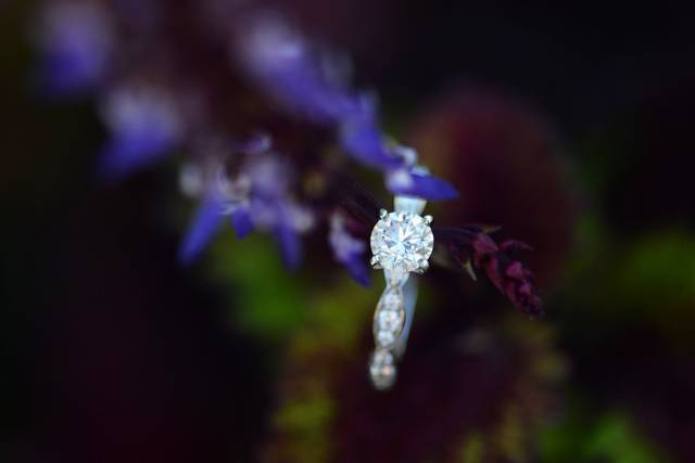 Artistic ring closeup
