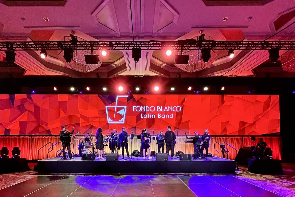 Fondo Blanco Latin Band