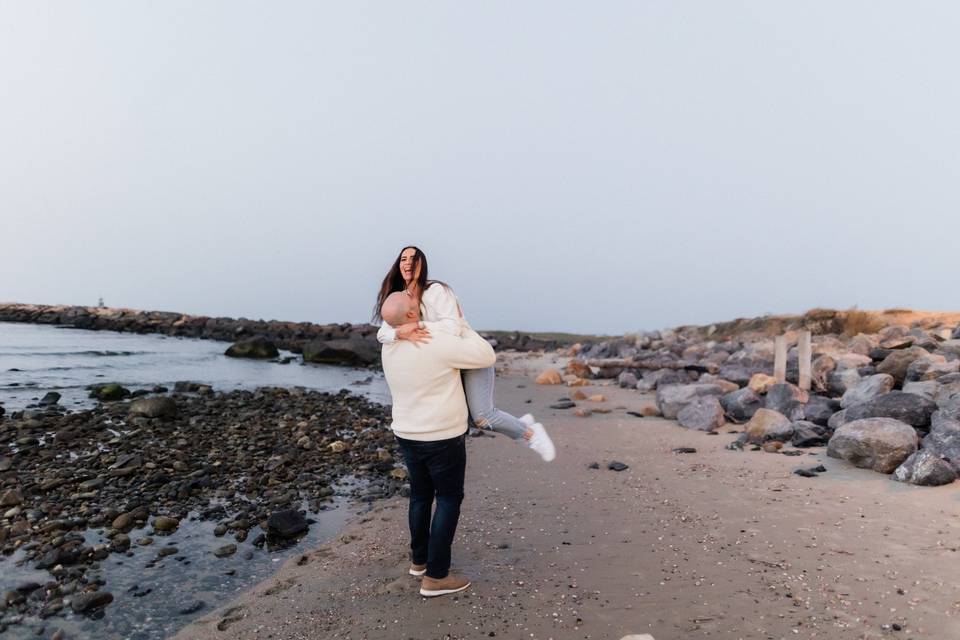 Montauk NY Engagement session