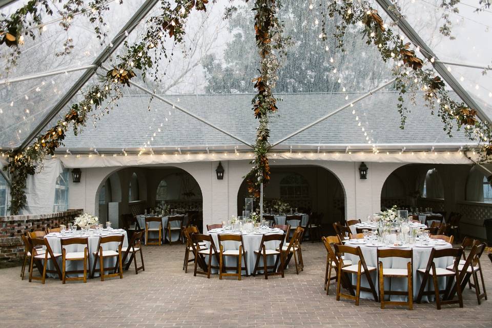 Tented reception