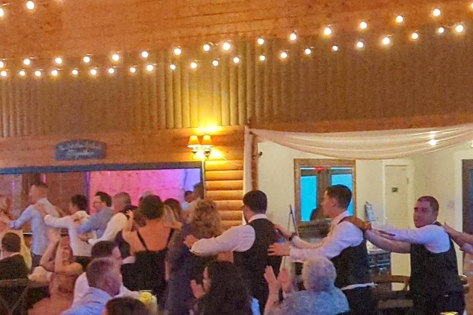 The Conga Line has begun!