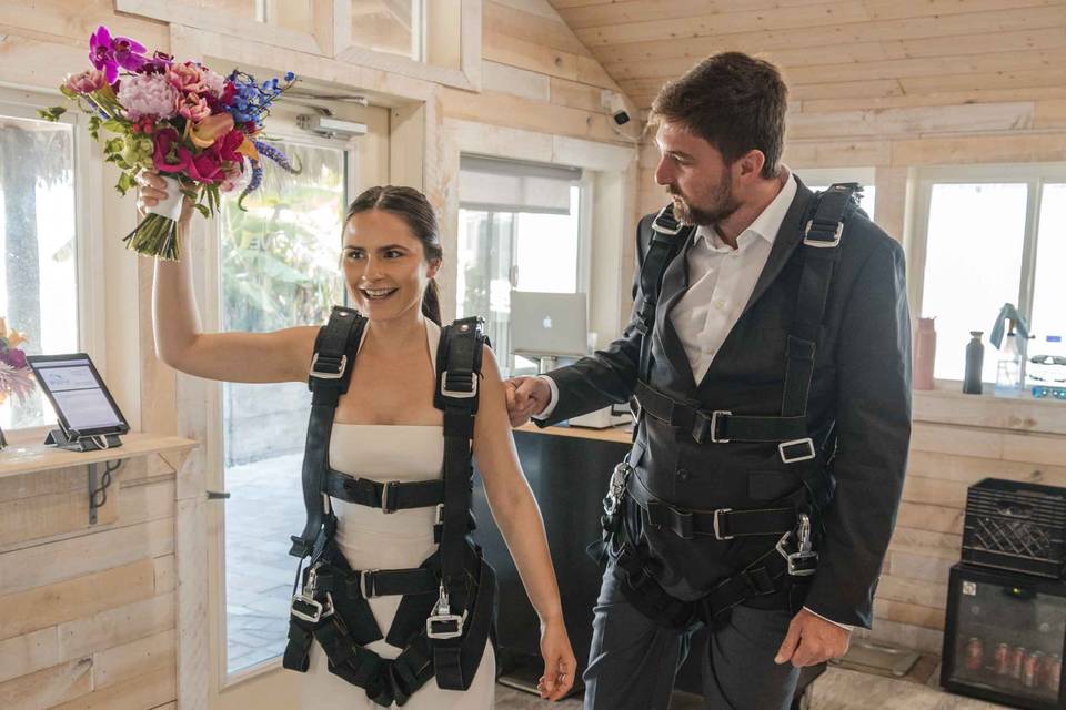 Skydiving Wedding Ceremony