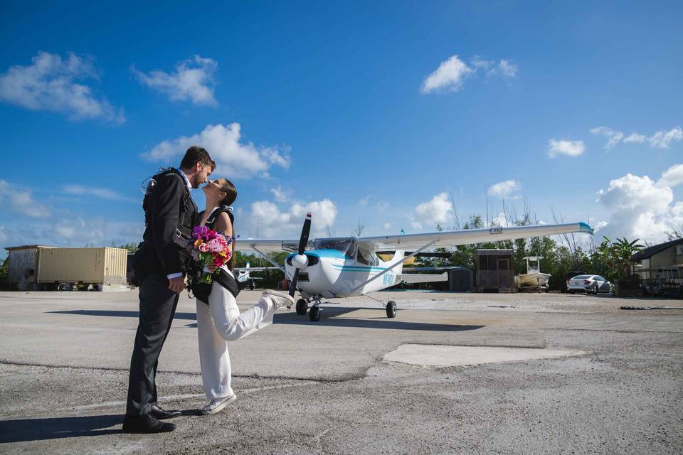Skydiving Wedding Ceremony