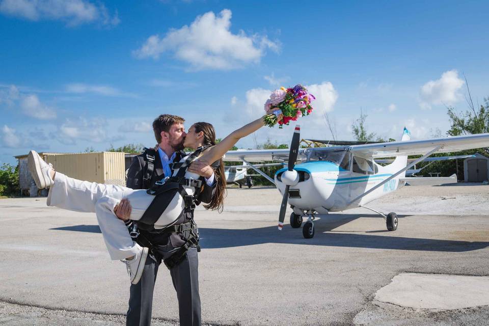Skydiving Wedding Ceremony