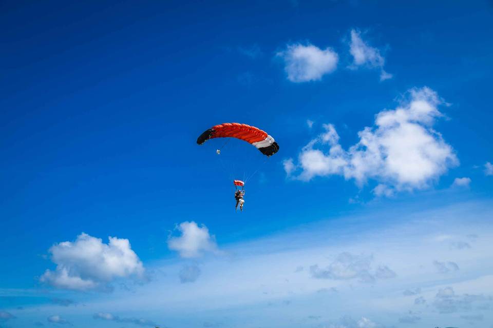 Skydiving Wedding Ceremony