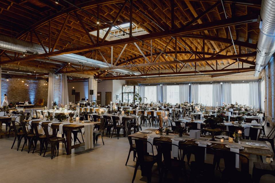 Bow truss + Skylights