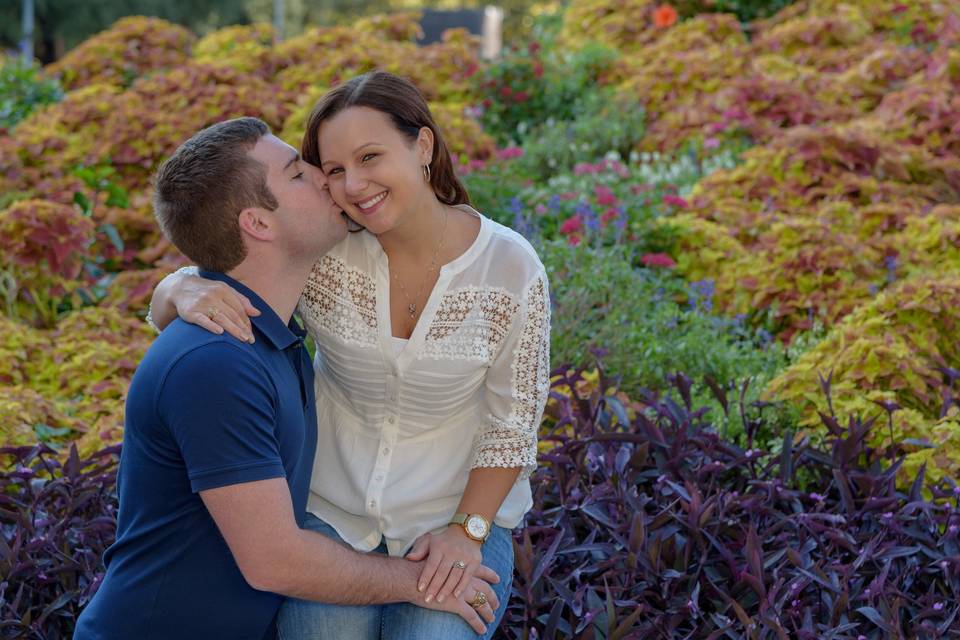 engagement photo in Houston