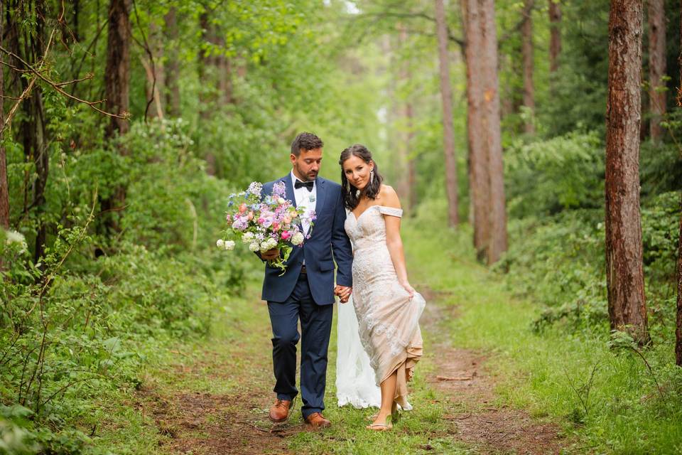 Outdoor ceremony location