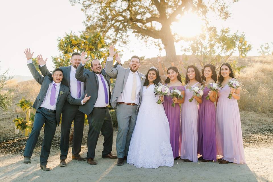 The wedding party