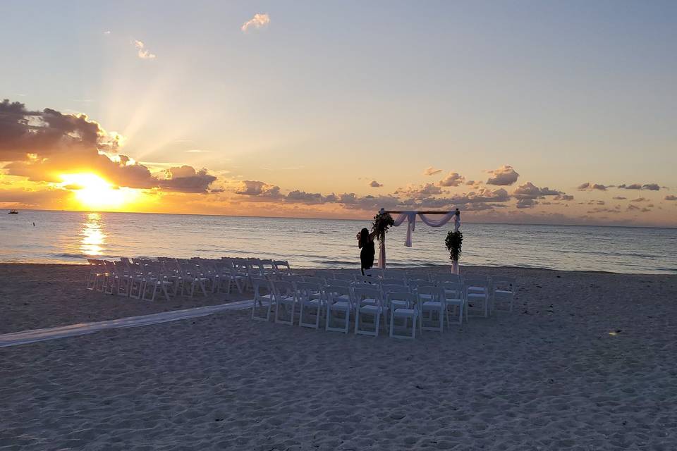 Sunset ceremony