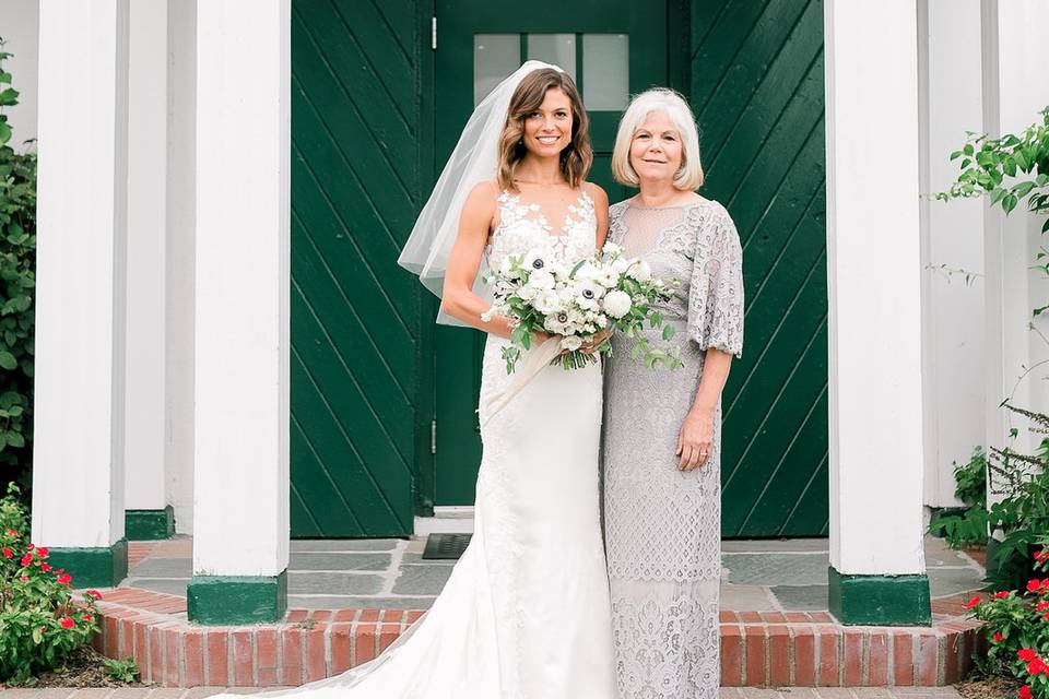 Bride and her mother