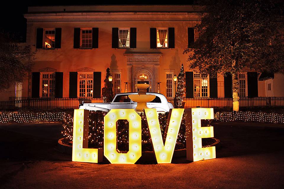 Marquee LOVE Letters