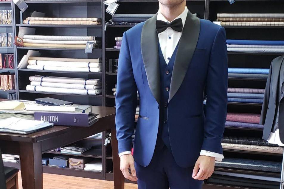 Custom wedding tux